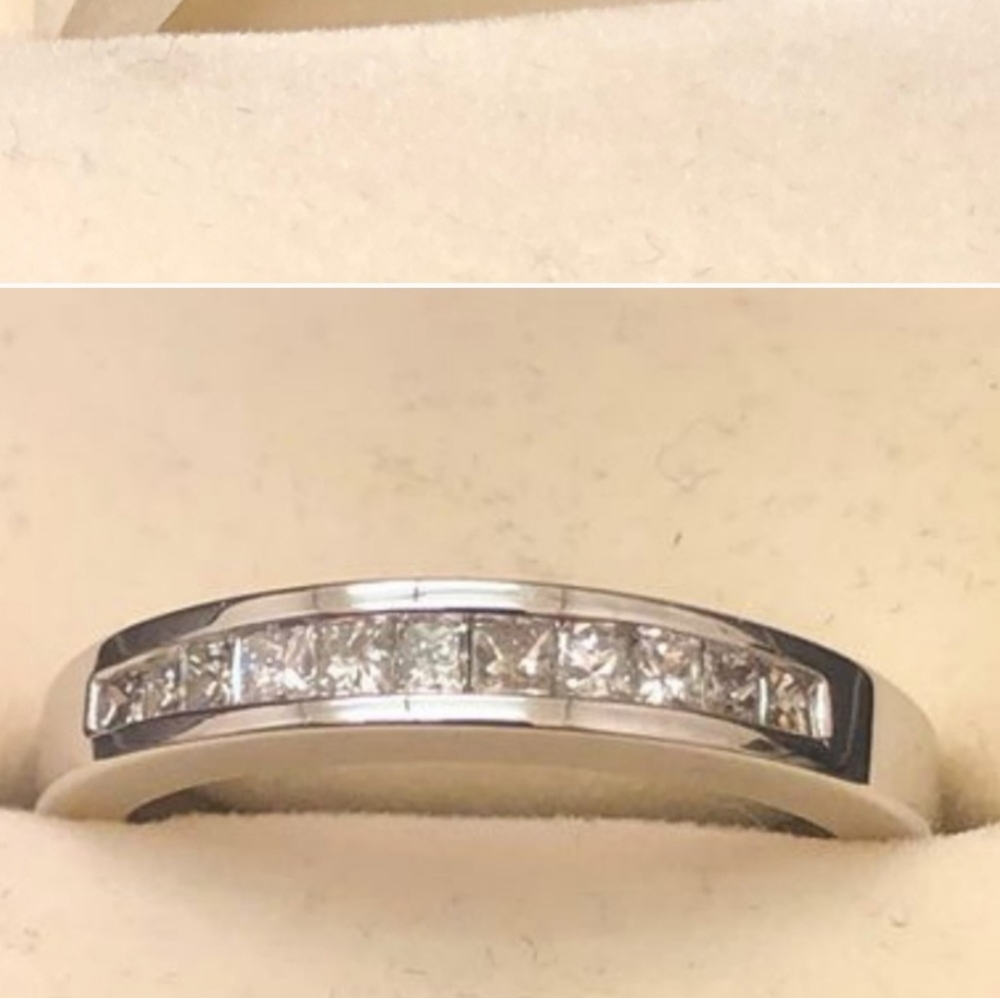 Wedding Set Size 7 White Gold